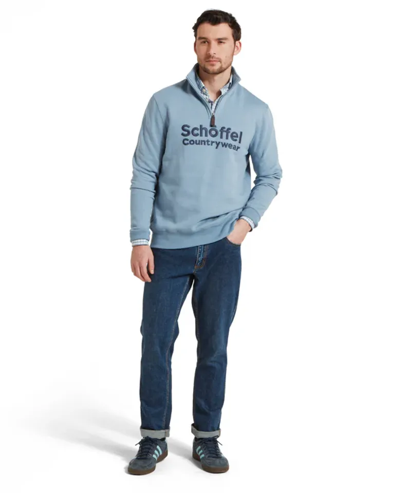 Schoffel Bude Sweatshirt - Pigeon Blue-5