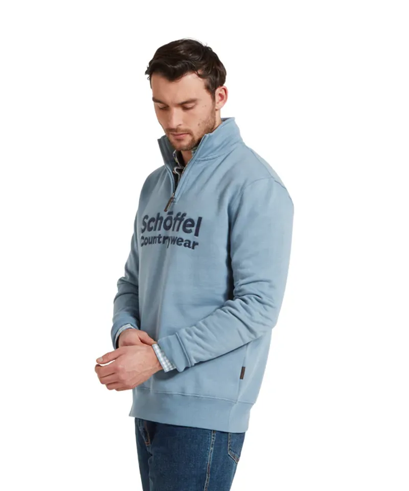 Schoffel Bude Sweatshirt - Pigeon Blue-4