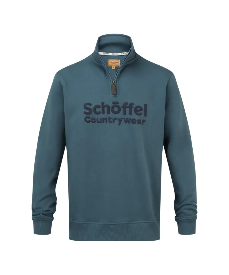 Schoffel Bude Sweatshirt - Deep Ocean Blue-2