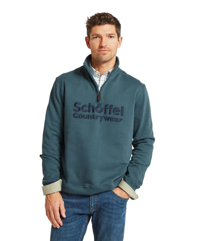 Schoffel Bude Sweatshirt - Deep Ocean Blue