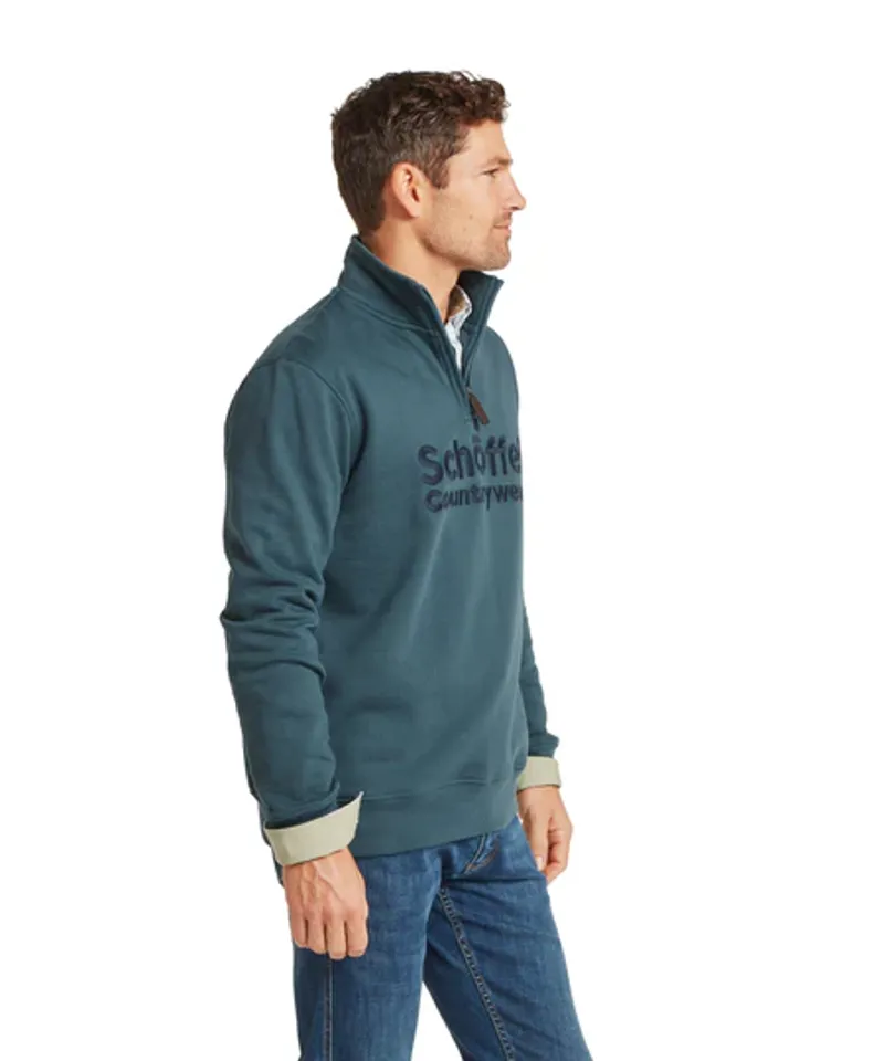 Schoffel Bude Sweatshirt - Deep Ocean Blue-4