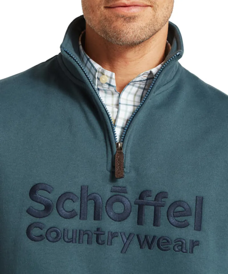 Schoffel Bude Sweatshirt - Deep Ocean Blue-5