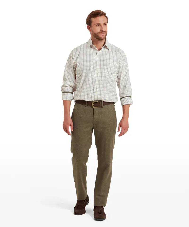 Schoffel Burnham Tattersall Classic Shirt - Woodland Tattersall-4