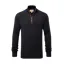 Schoffel Calton Cotton Cashmere Cable 1/4 Zip Jumper - Charcoal