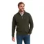 Schoffel Calton Cotton Cashmere Cable 1/4 Zip Jumper - Loden Green