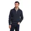 Schoffel Calton Cotton Cashmere Cable 1/4 Zip Jumper - Petrol Blue