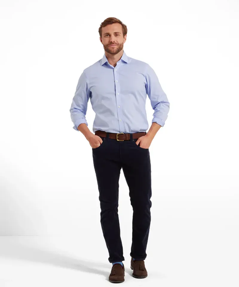 Schoffel Camden Cord Trousers - Navy