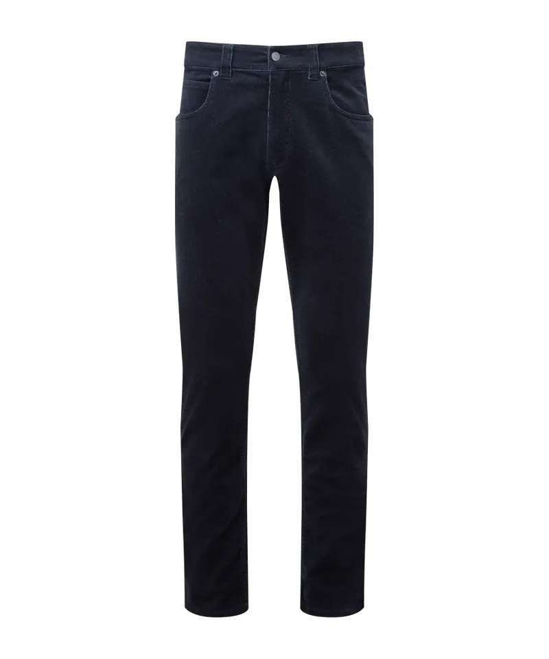 Schoffel Camden Cord Trousers - Navy-1