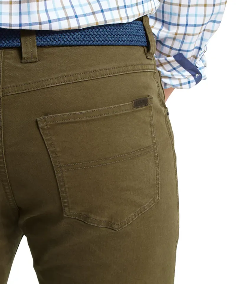 Schoffel Canterbury 5 Pocket Jean - Moss-3