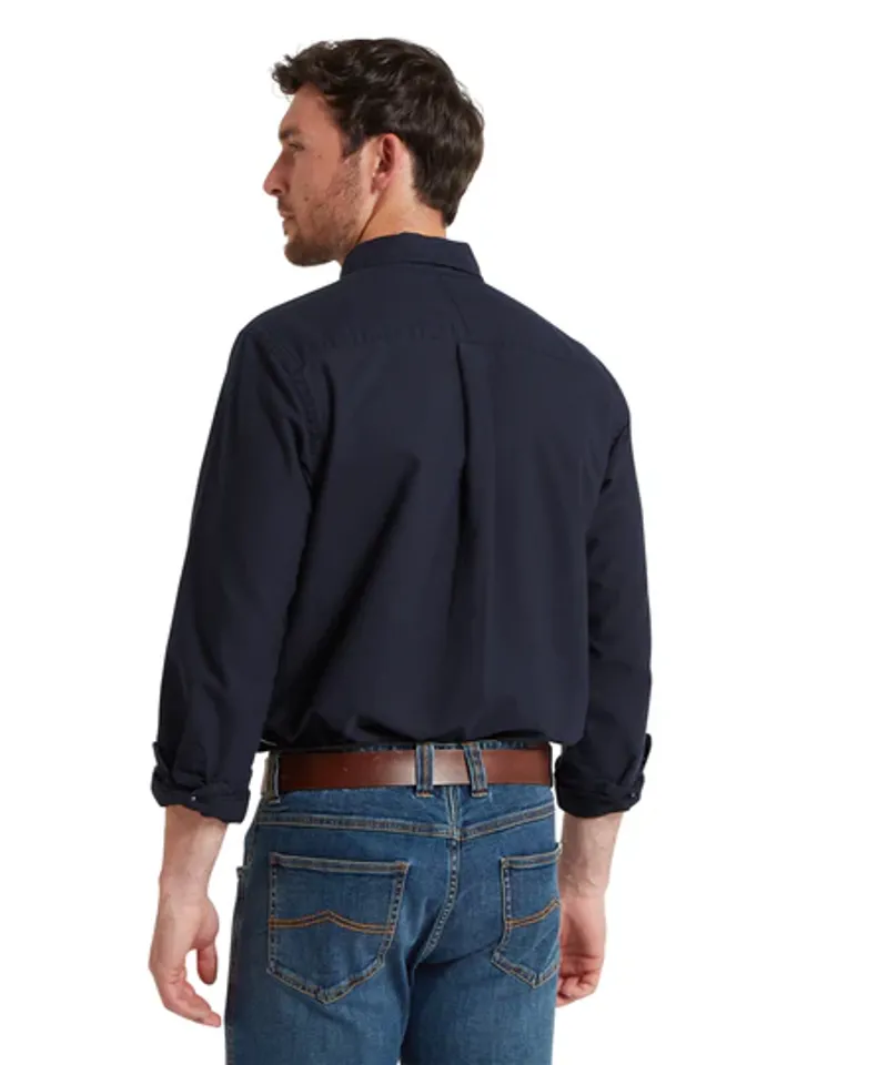 Schoffel Cavendish Oxford Shirt - Navy-3