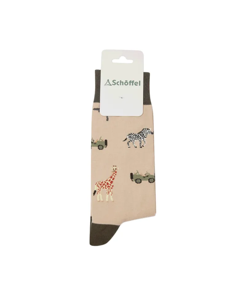 Schoffel Single Cotton Sock - Forest Safari