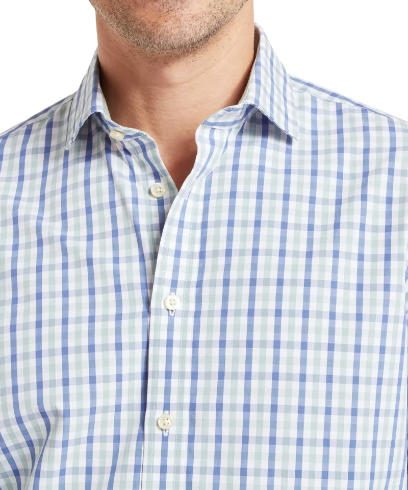 Schoffel Hebden Tailored Shirt - Mist Blue/ Vintage Indigo Check-5