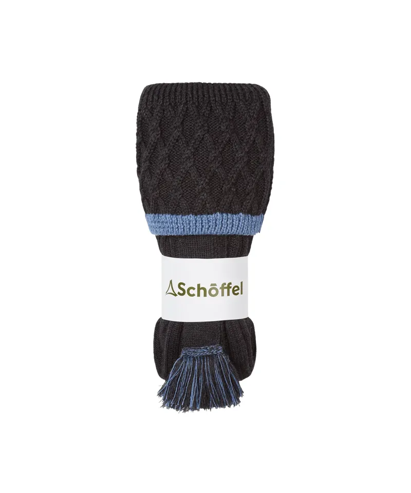Schoffel Lattice Sock - Charcoal