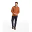 Schoffel Lewis Lambswool 1/4 Zip Jumper - Brick