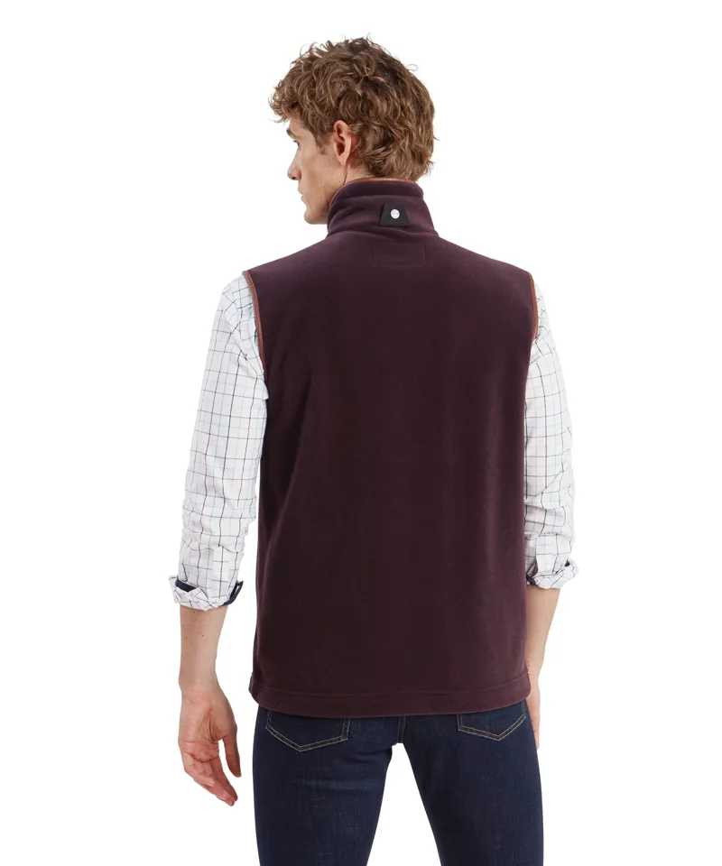 Schoffel Oakham Fleece Gilet - Port-3