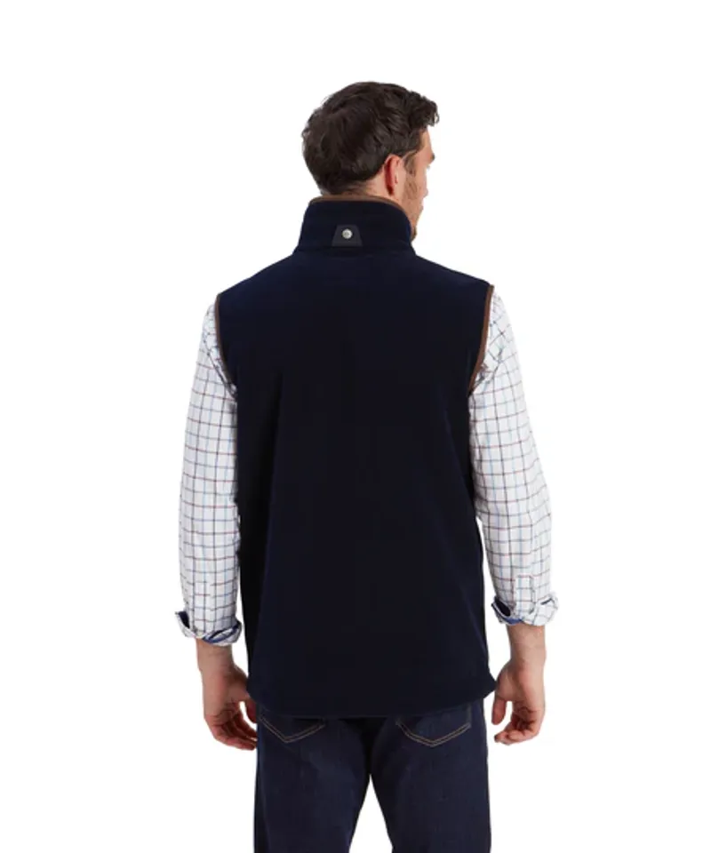 Schoffel Oakham Fleece Gilet - Navy-3