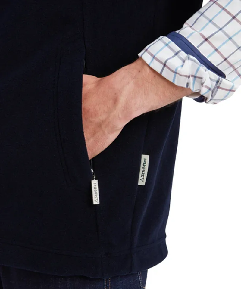 Schoffel Oakham Fleece Gilet - Navy-6