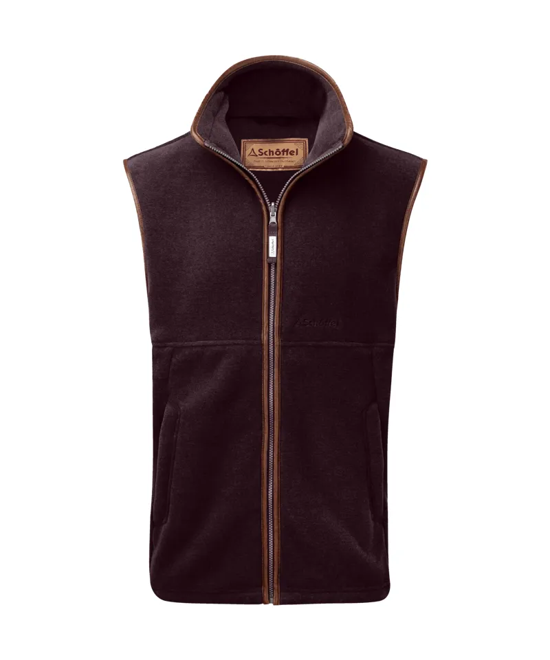 Schoffel Oakham Fleece Gilet - Port-4