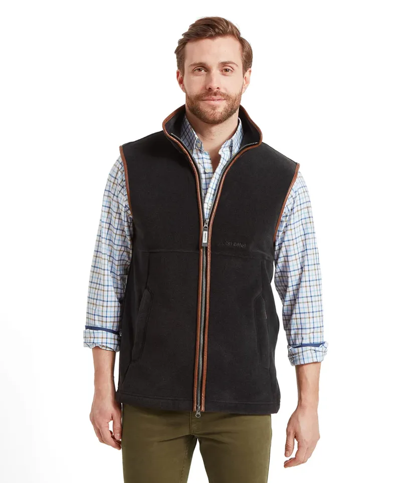 Schoffel Oakham Fleece Gilet - Gunmetal-2