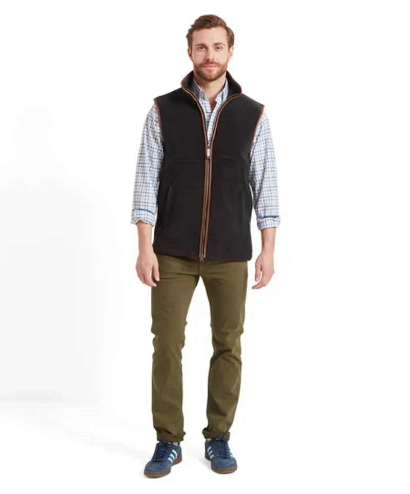 Schoffel Oakham Fleece Gilet - Gunmetal-5
