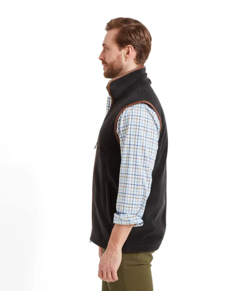 Schoffel Oakham Fleece Gilet - Gunmetal-4