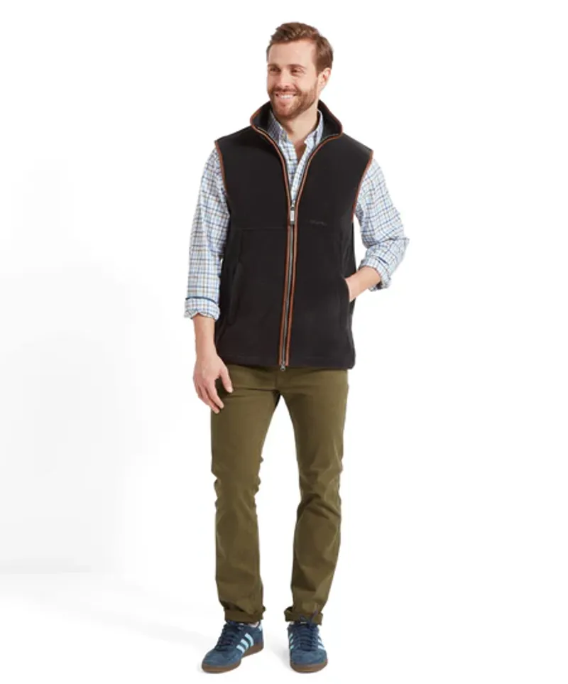 Schoffel Oakham Fleece Gilet - Gunmetal