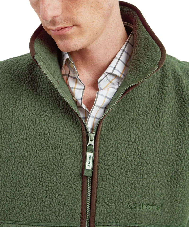 Schoffel Oakham Retro Fleece Gilet - Woodland-4