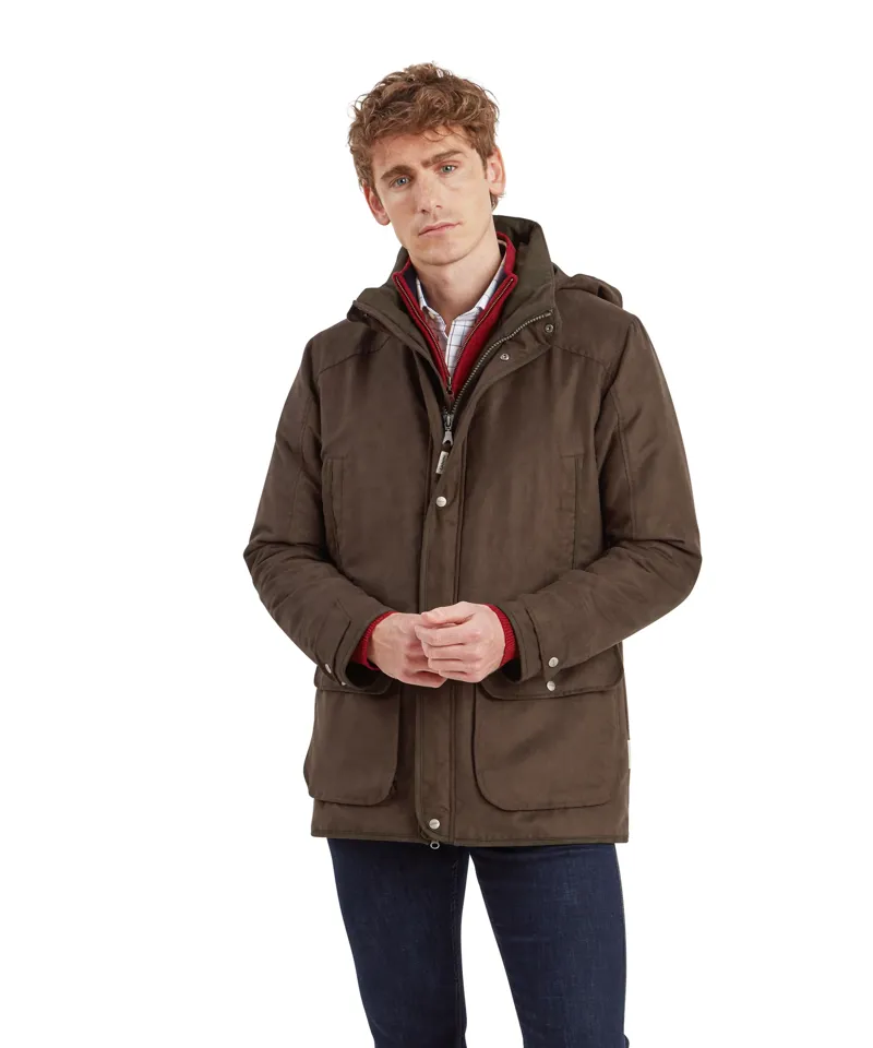 Schoffel Oundle Country Coat - Coffee Bean