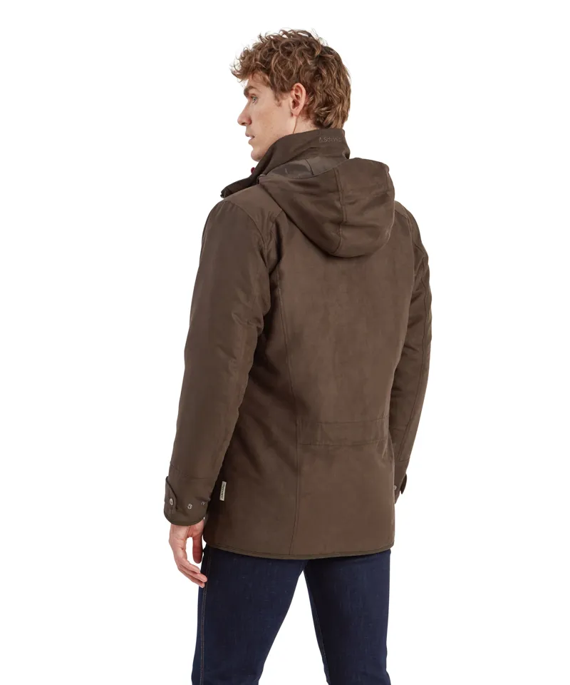 Schoffel Oundle Country Coat - Coffee Bean-3