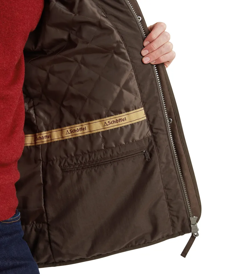 Schoffel Oundle Country Coat - Coffee Bean-5
