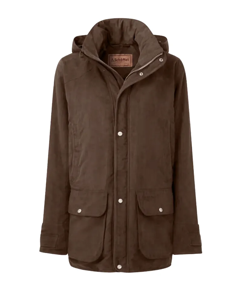 Schoffel Oundle Country Coat - Coffee Bean-7