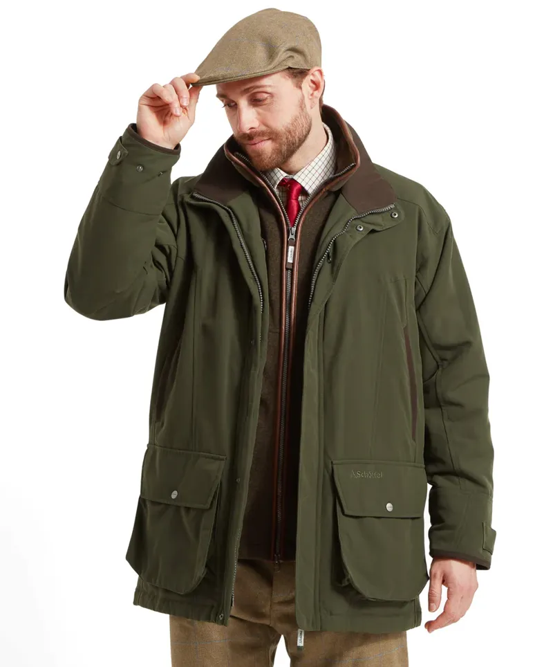 Schoffel Ptarmigan Classic Coat - Hunter Green-2