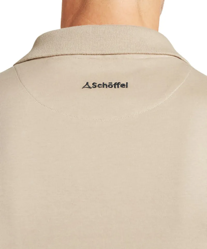 Schoffel St Ives Jersey Polo Shirt - Cobblestone-3