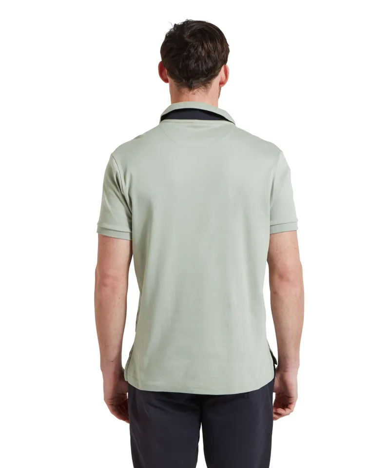 Schoffel St Ives Jersey Polo Shirt - Aqua Grey-4