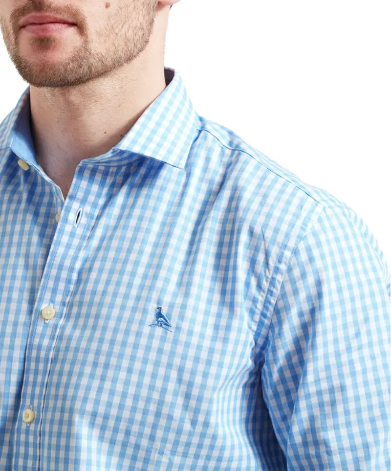 Schoffel Thorpeness Tailored Shirt - Blue Check-4