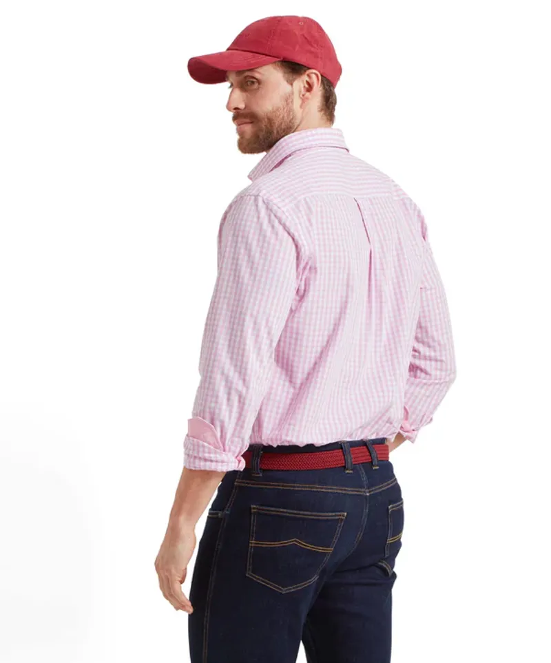 Schoffel Thorpeness Tailored Shirt - Pink Check-2