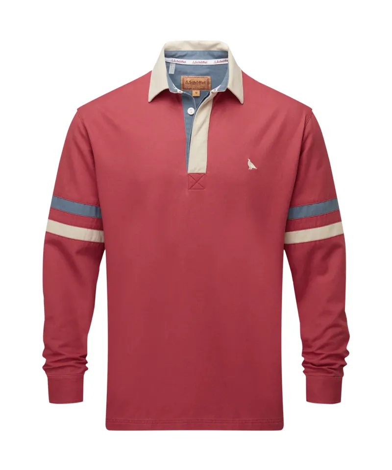 Schoffel Truro Deck Shirt - Slate Red-1