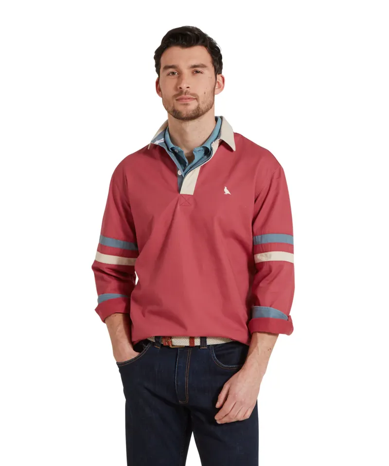 Schoffel Truro Deck Shirt - Slate Red