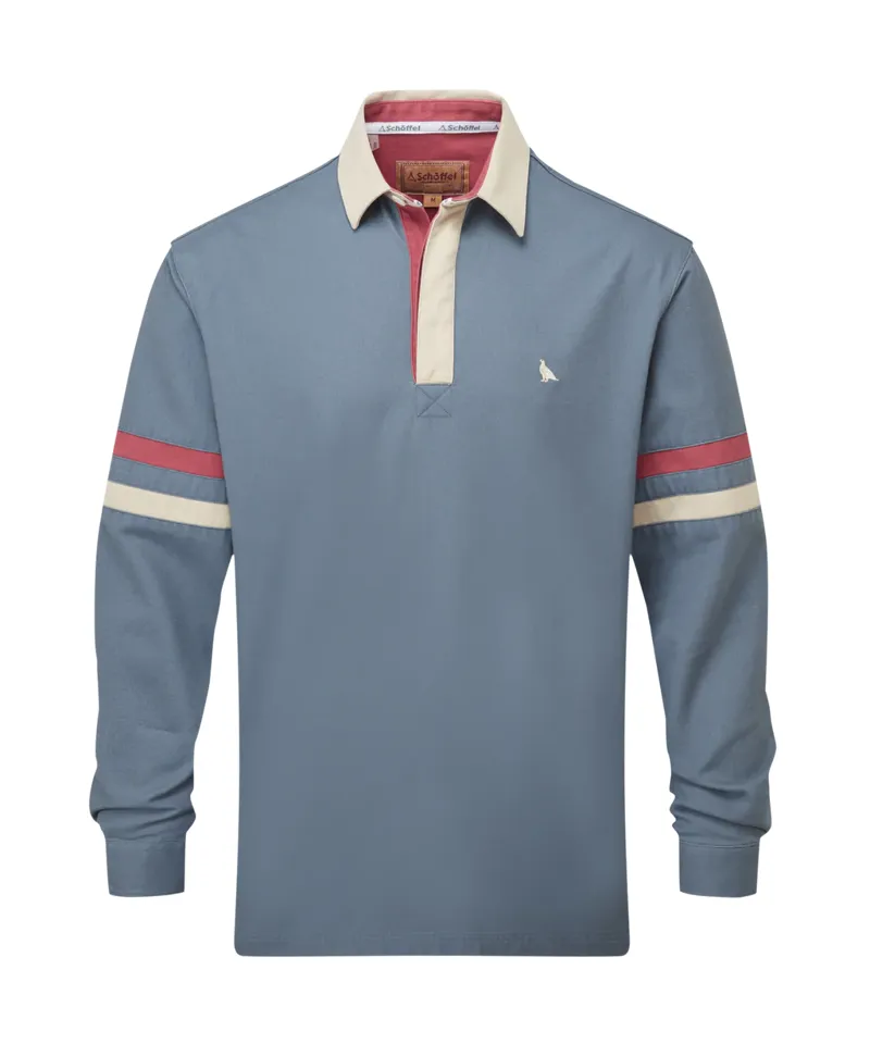 Schoffel Truro Deck Shirt - Dark Pigeon Blue-1