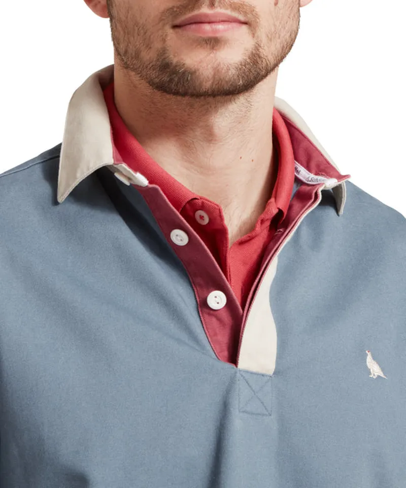 Schoffel Truro Deck Shirt - Dark Pigeon Blue-3
