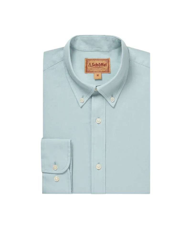 Schoffel Walsingham Linen Shirt - Surf Blue-1