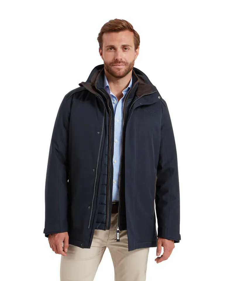 Schoffel Whitton Waterproof Coat - Navy