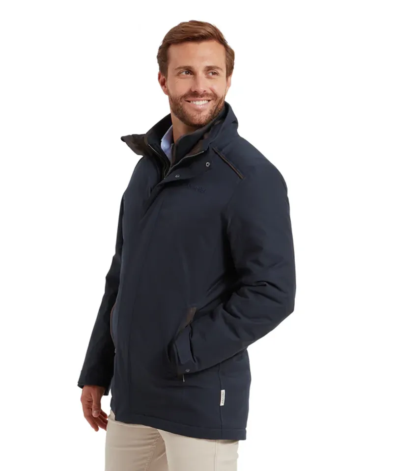 Schoffel Whitton Waterproof Coat - Navy-5