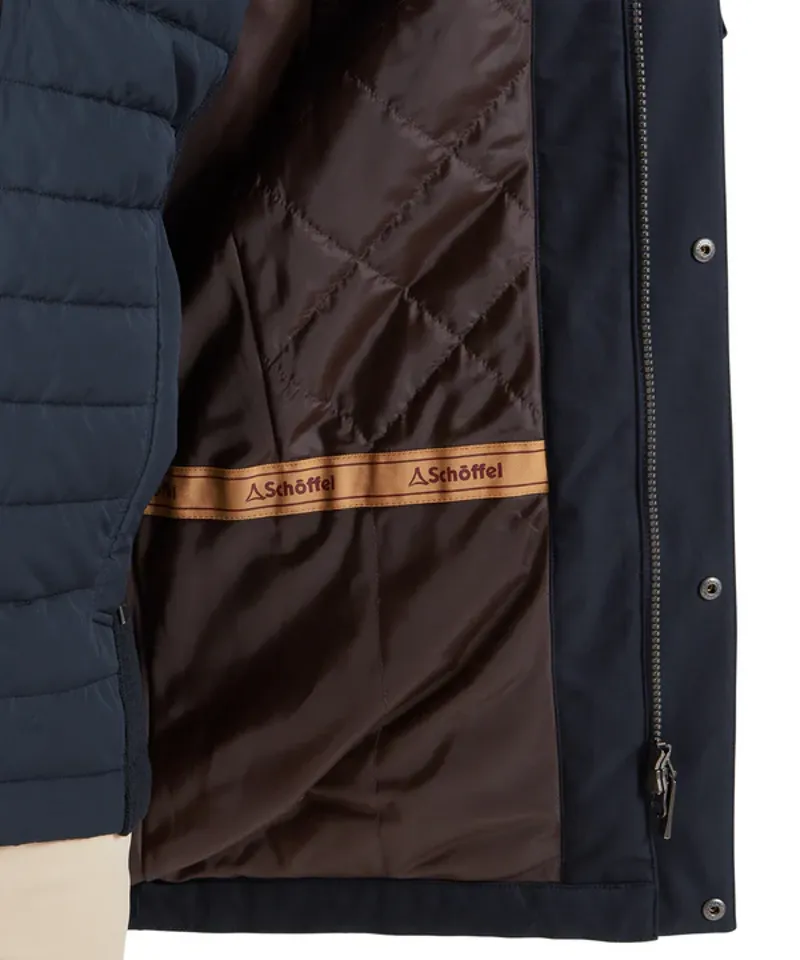 Schoffel Whitton Waterproof Coat - Navy-7