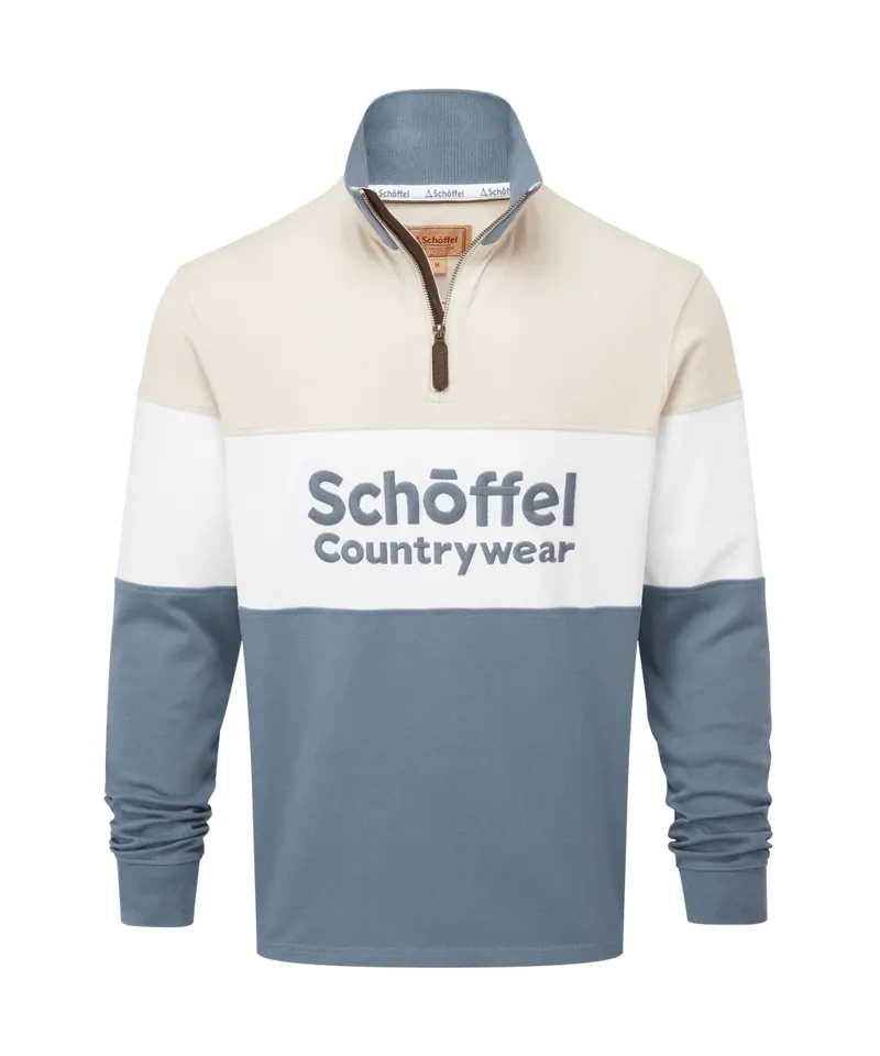 Schoffel Exeter Heritage 1/4 Zip - Stone