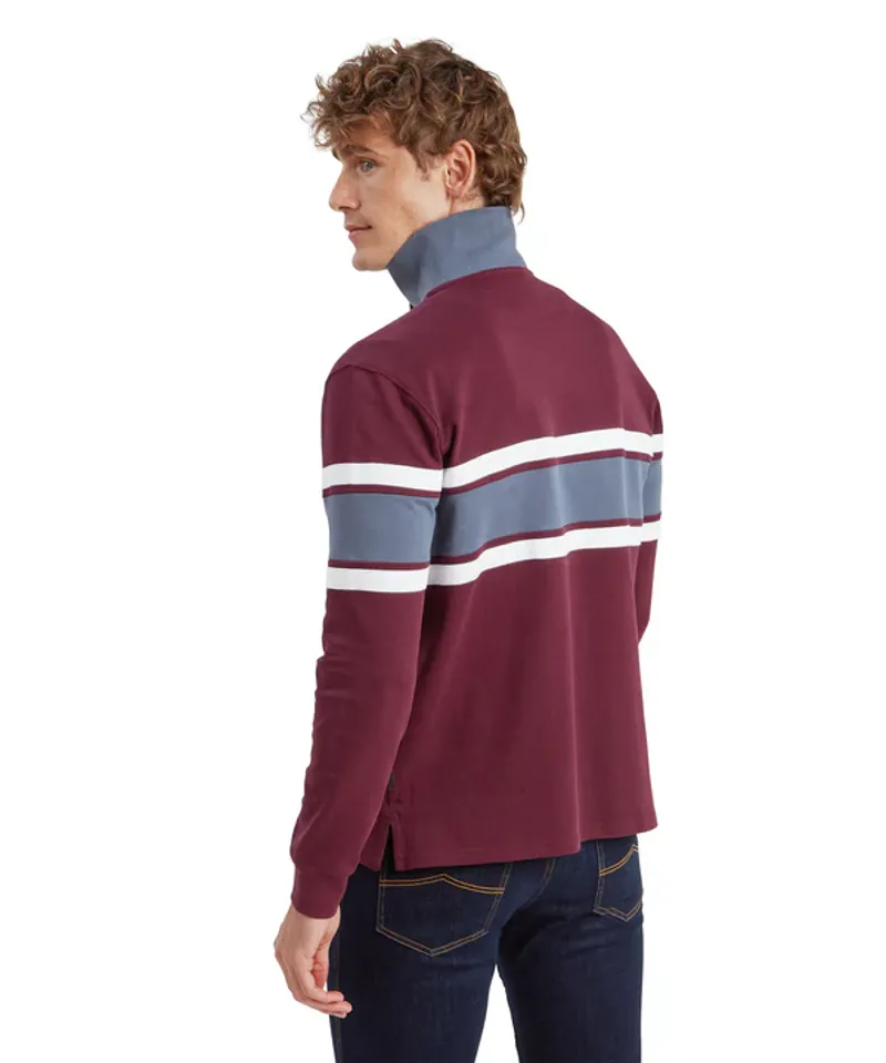 Schoffel Exmouth Heritage 1/4 Zip - Wine-3