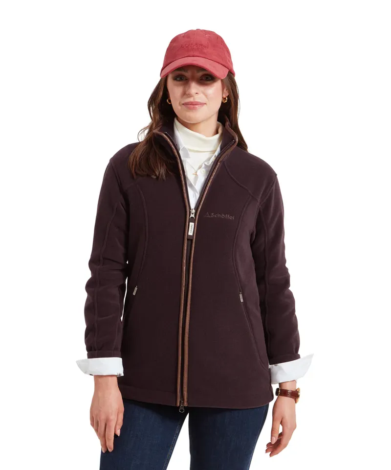 Schoffel Burley Fleece II Jacket - Port-1