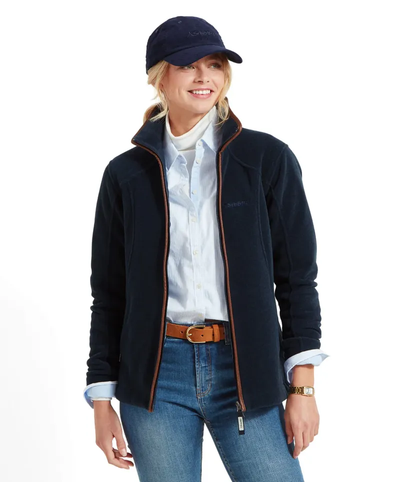 Schoffel Burley Full Zip Fleece - Navy-2