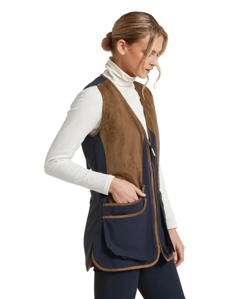 Schoffel Edenham Clay Shooting Vest - True Navy-2