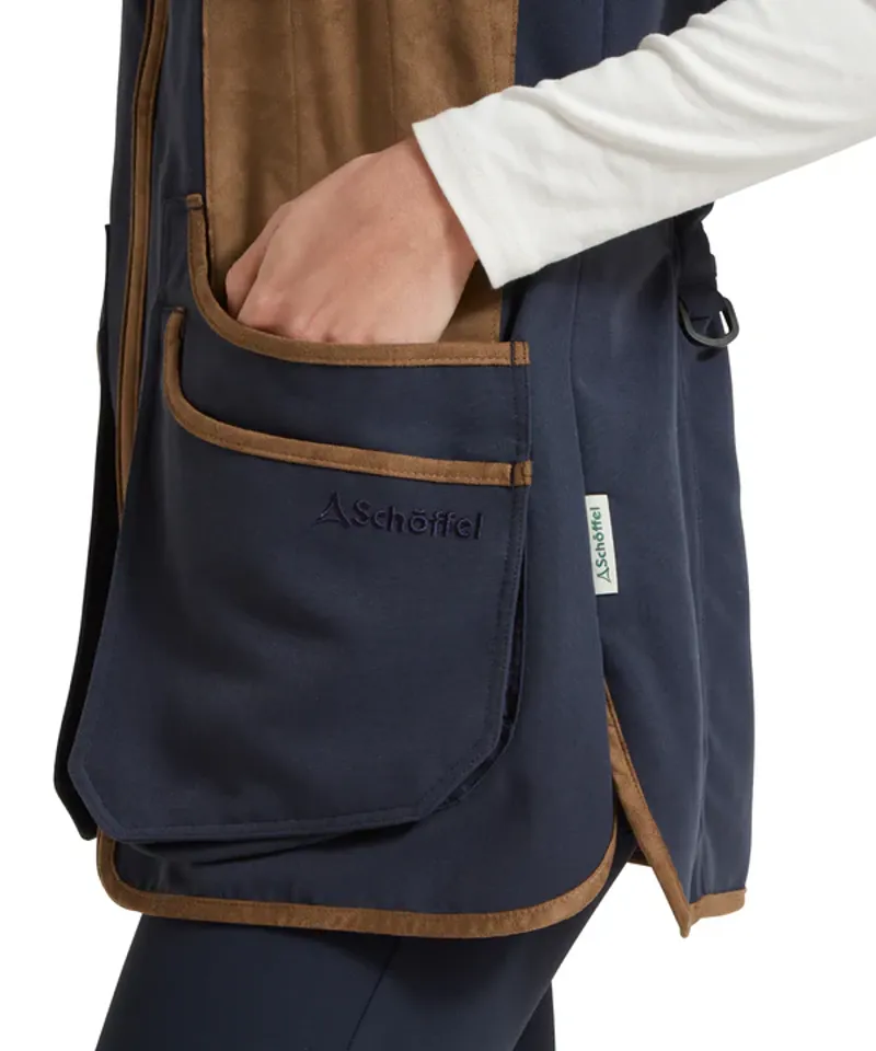 Schoffel Edenham Clay Shooting Vest - True Navy-4